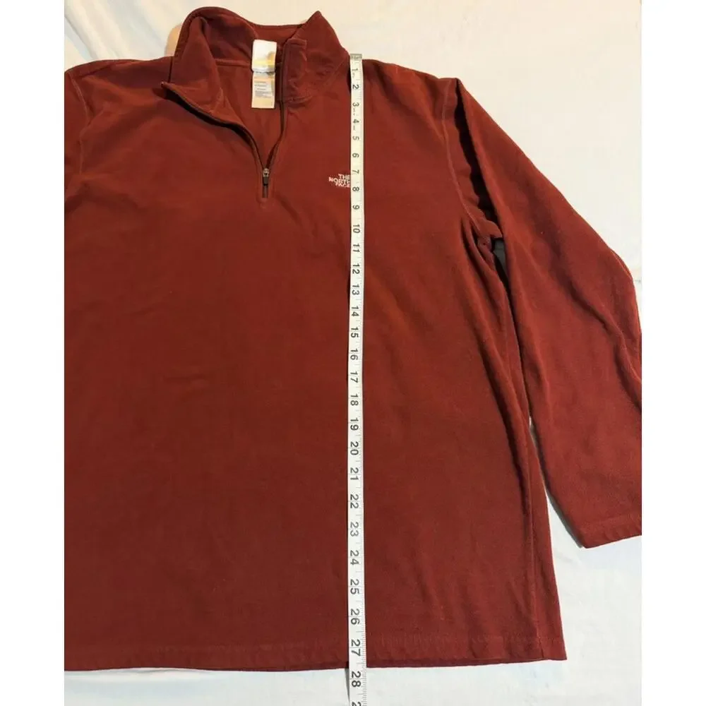 The North Face Mens Quarter Zip Glacier Fleece‎ Pullover Jacket Sweater Size XL